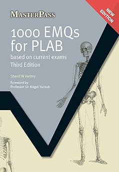 1000 EMQs for PLAB: Based on Current Exams, Third Edition (MasterPass)